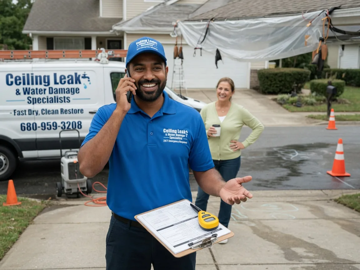 Ceiling Leak Cleanup Vaughn, NM FAQs